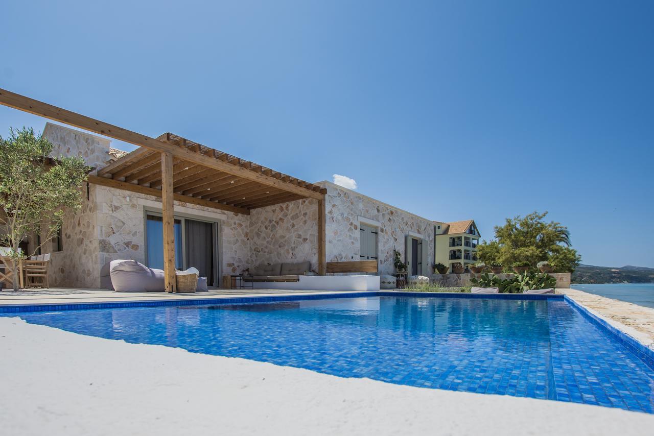 Niova Villa - Seafront, Private Pool And Ionian Sea Views, By Zantewize Alykés Eksteriør bilde